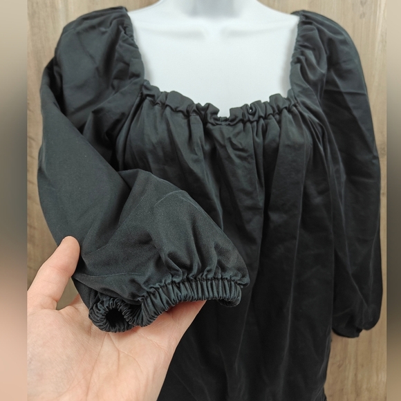 ELIZABETH AND JAMES | Puff Sleeve Off the Shoulder Top Size XL - Picture 3 of 7